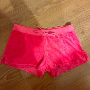 Pink juicy terri cloth shorts